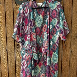 Lularoe multicolor cover-up